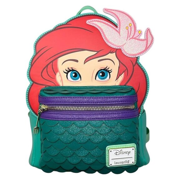 Loungefly Handbags - Loungefly Disney The Little Mermaid Ariel Cosplay Mini Backpack NWT